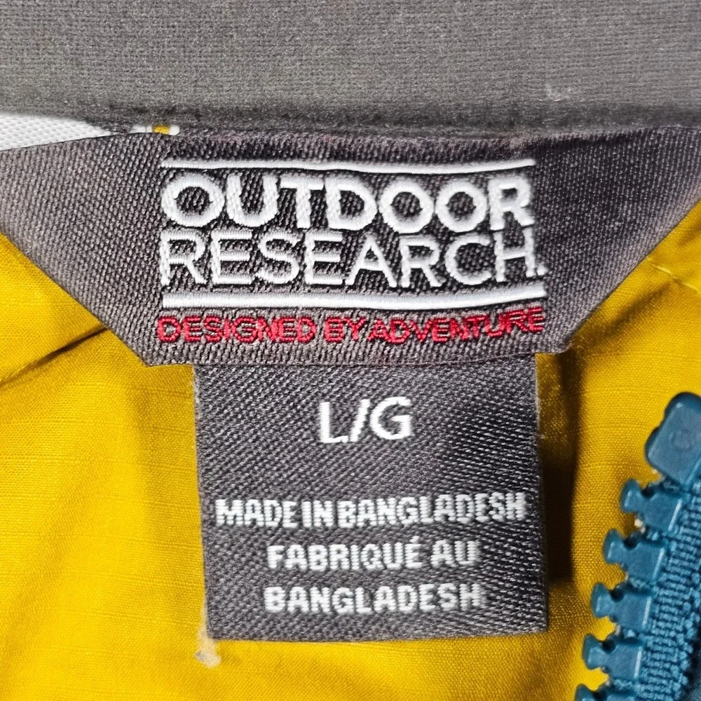 Outdoor Research Refuge Vest Mens‎ L Teal Blue Synthetic Insulated Gorpcore